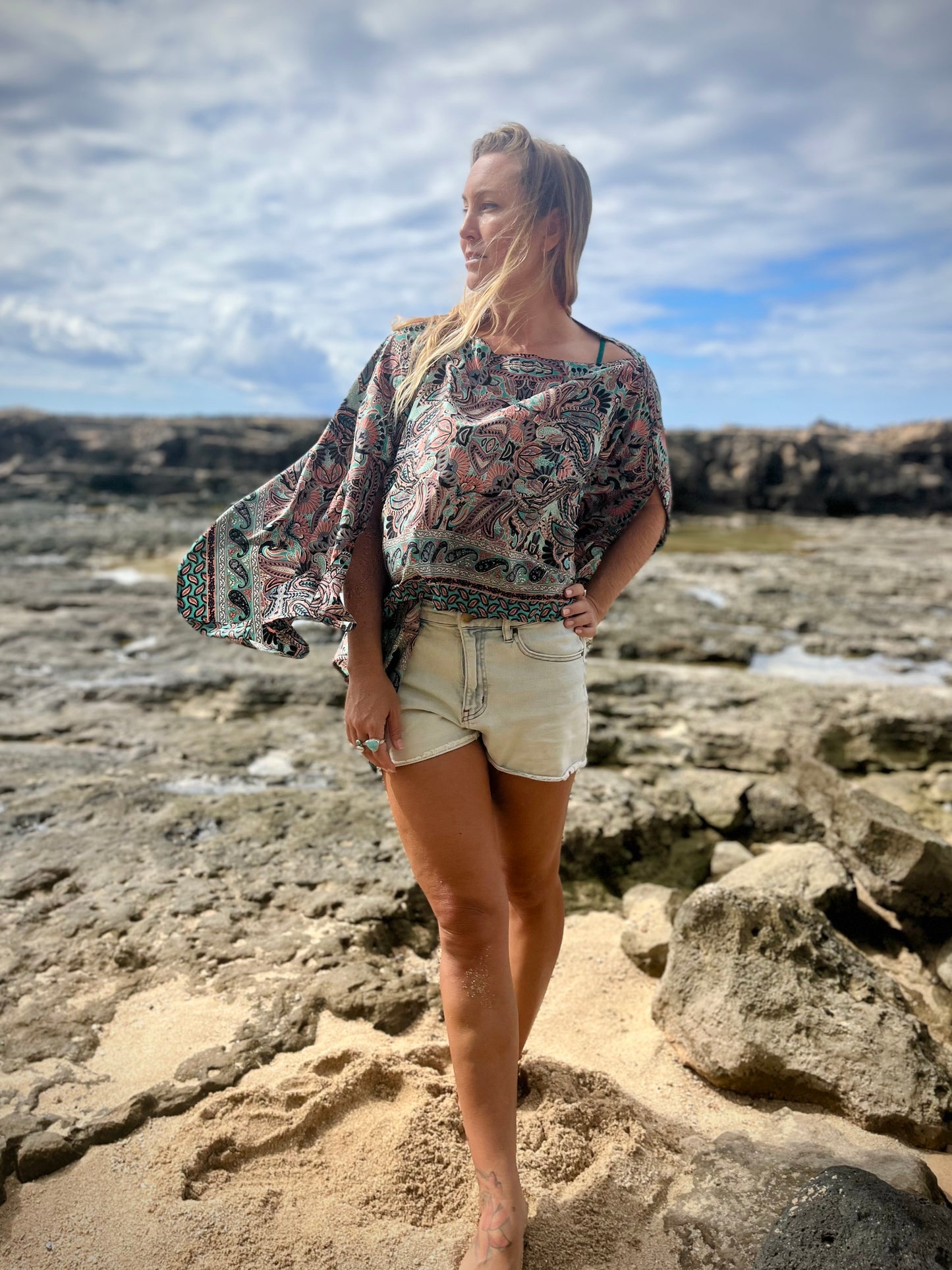 Multi-wear Escape and Explore Tunic Top