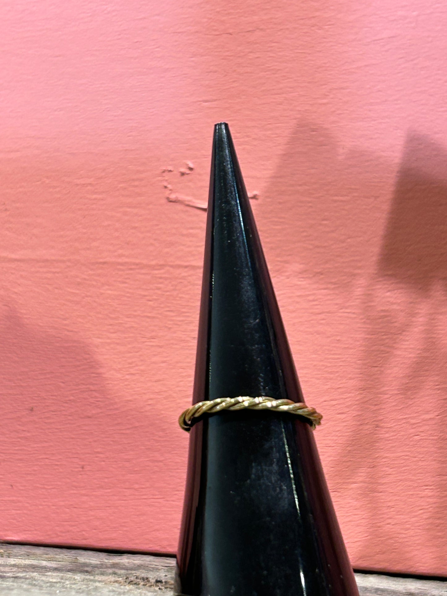 Twist Brass Ring