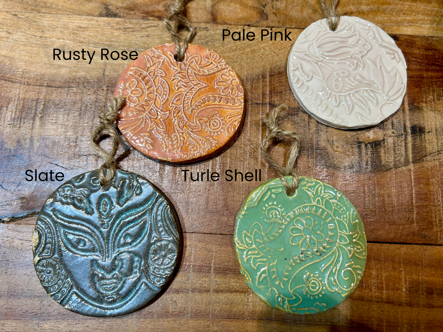 Handmade Pottery Ornaments