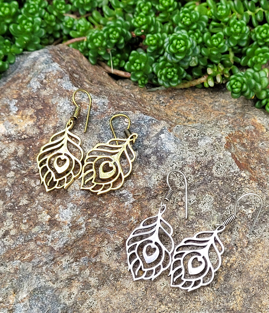 NEW Peacock Earrings