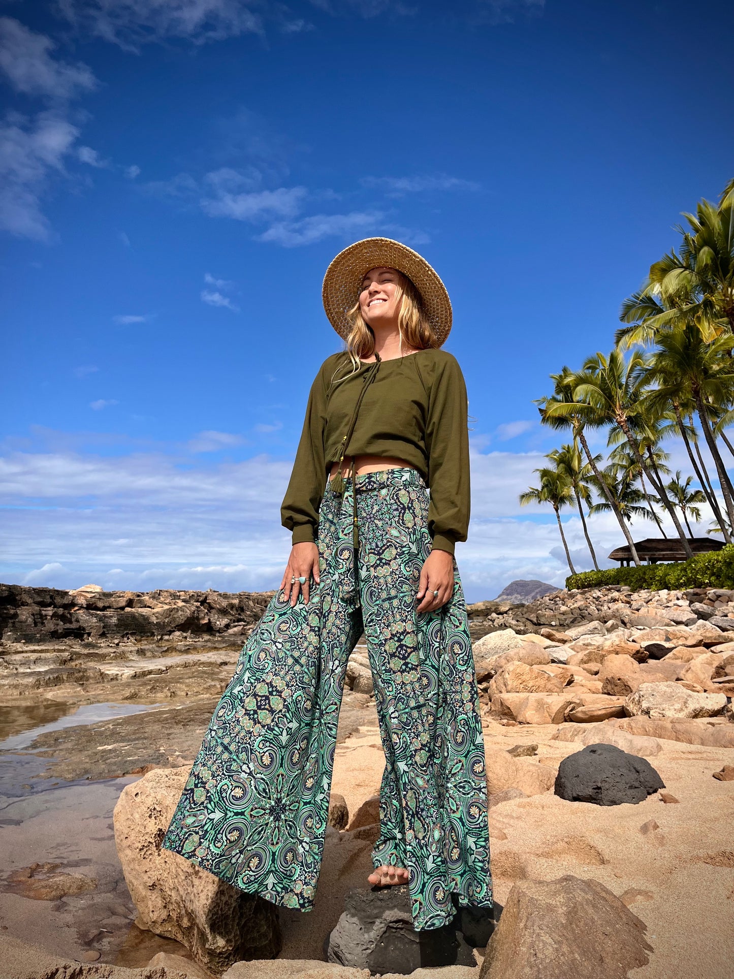 Wide Leg Boho Palazzo Pant Perfection