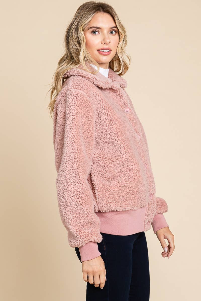 Pink Sherpa Bomber