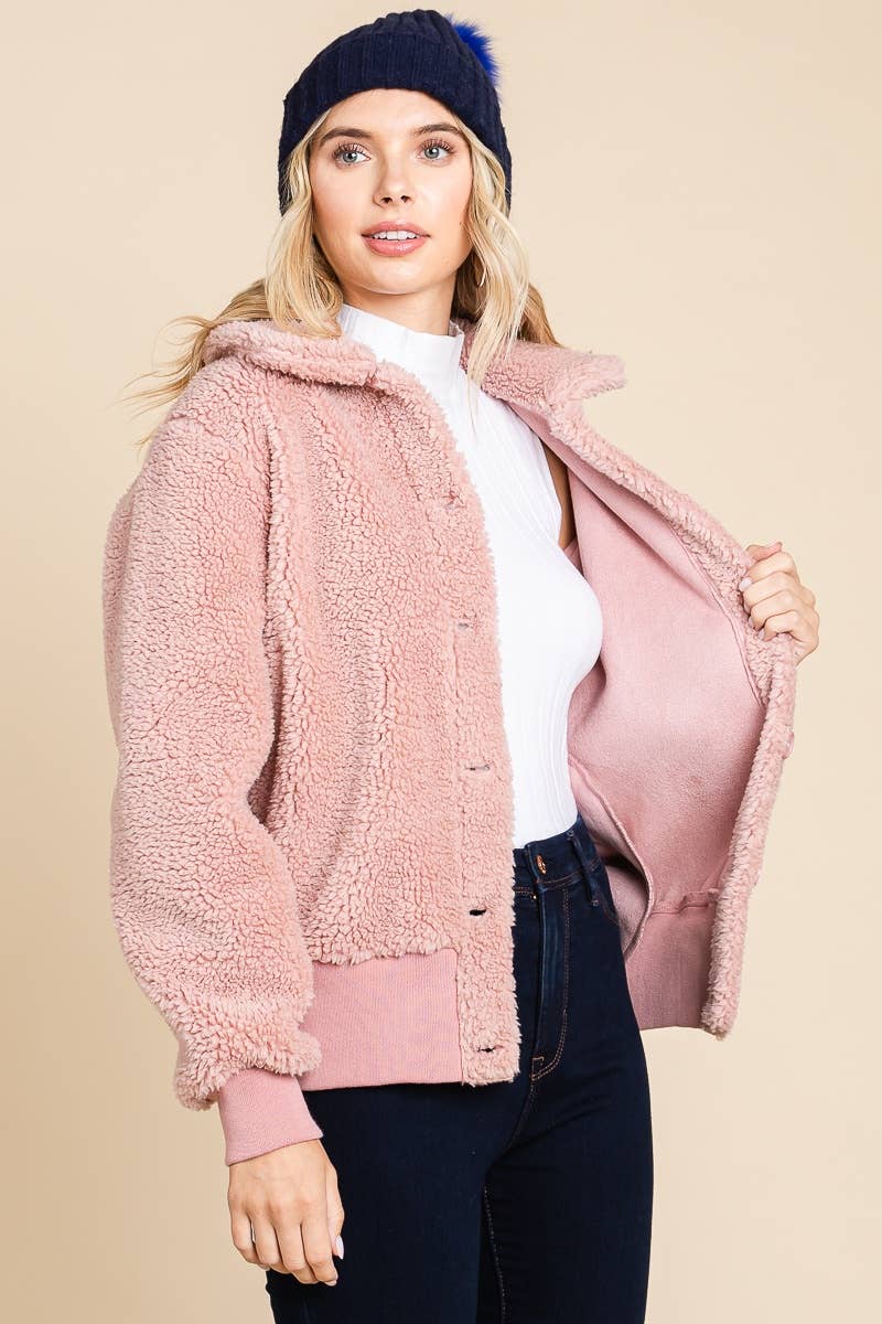 Pink Sherpa Bomber