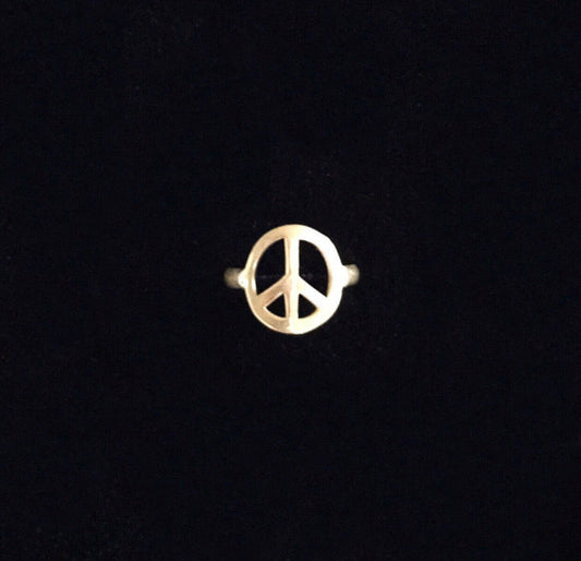 Peace Brass Ring