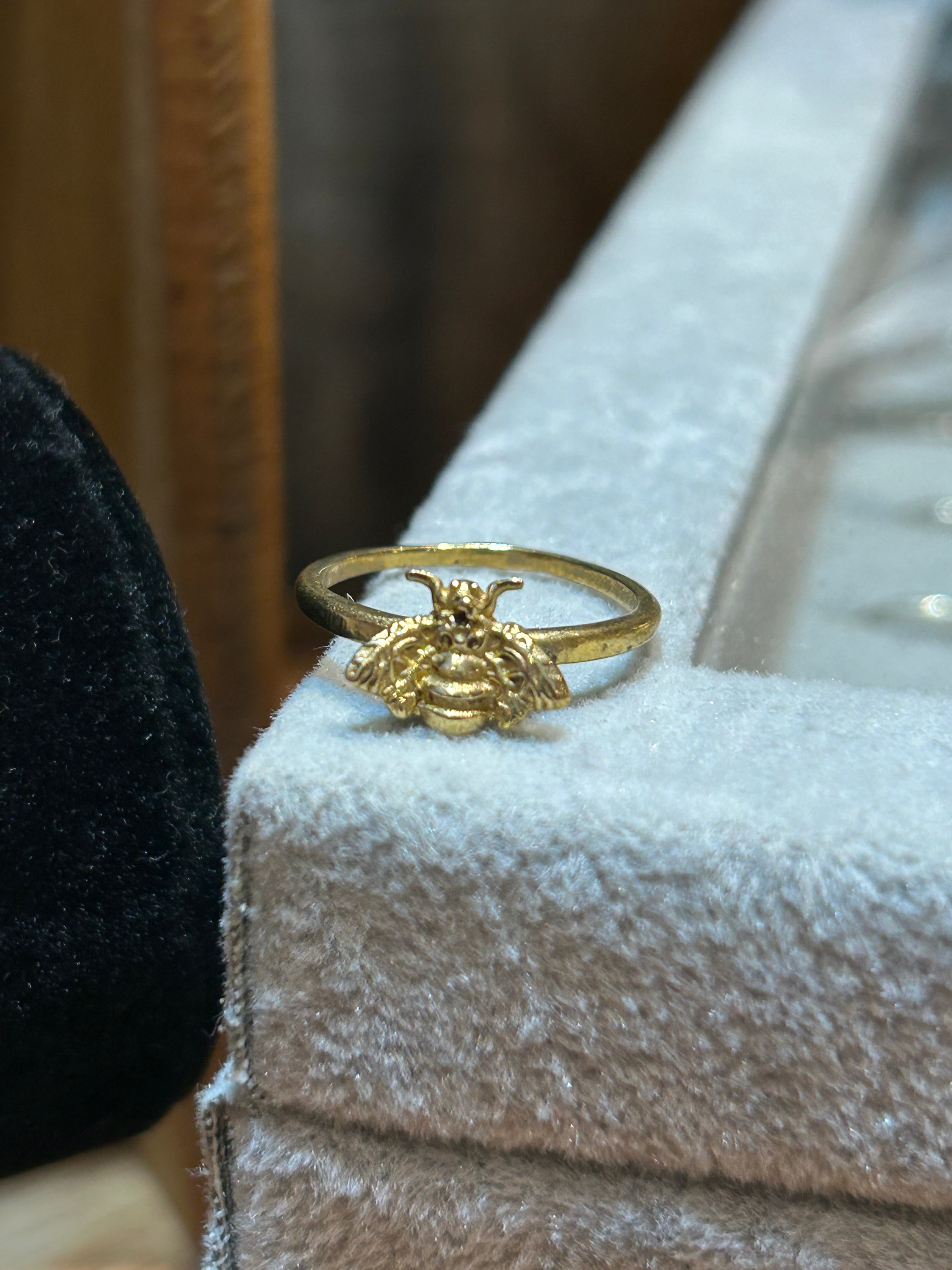 Bee Brass Ring