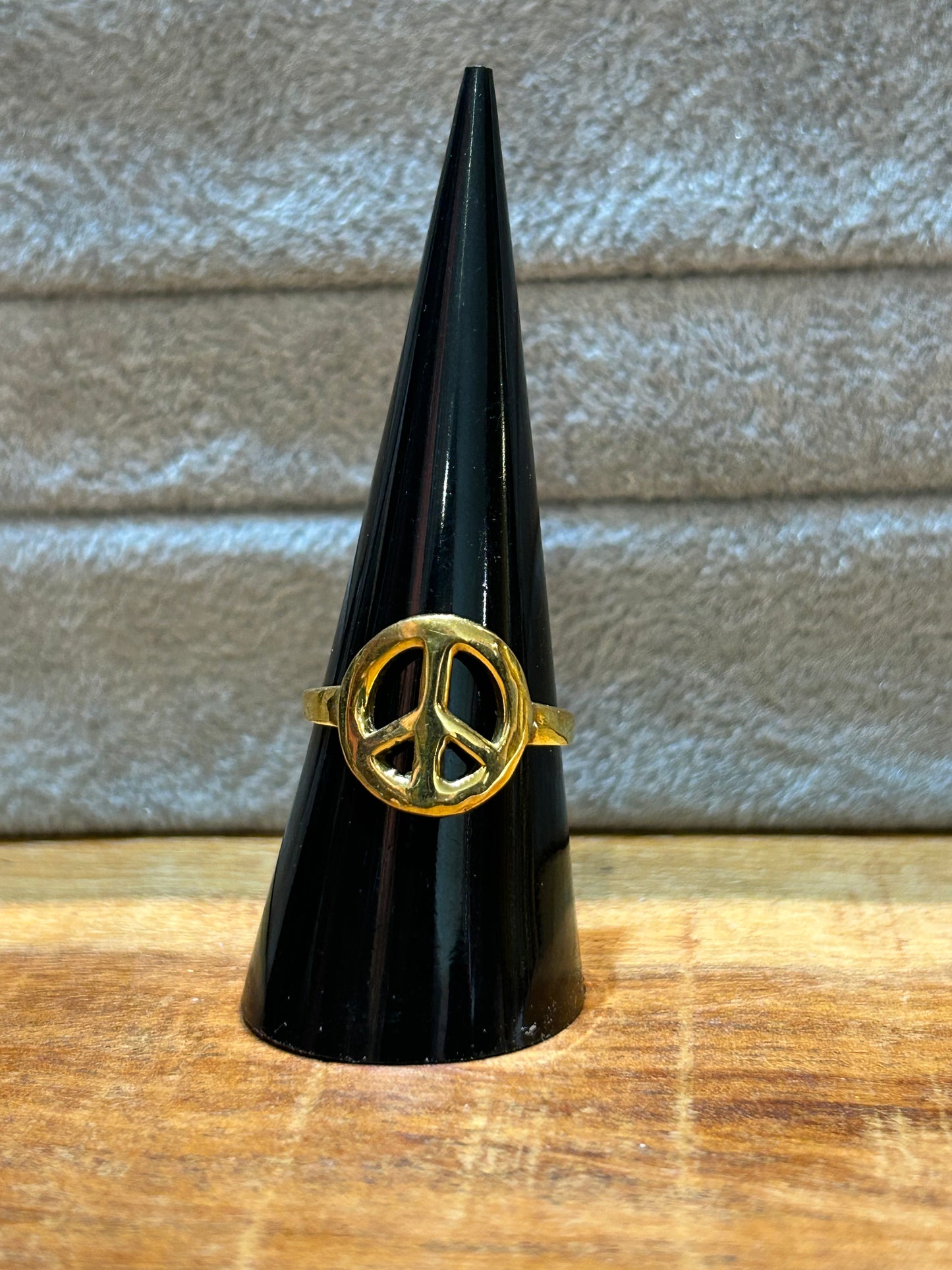 Peace Brass Ring