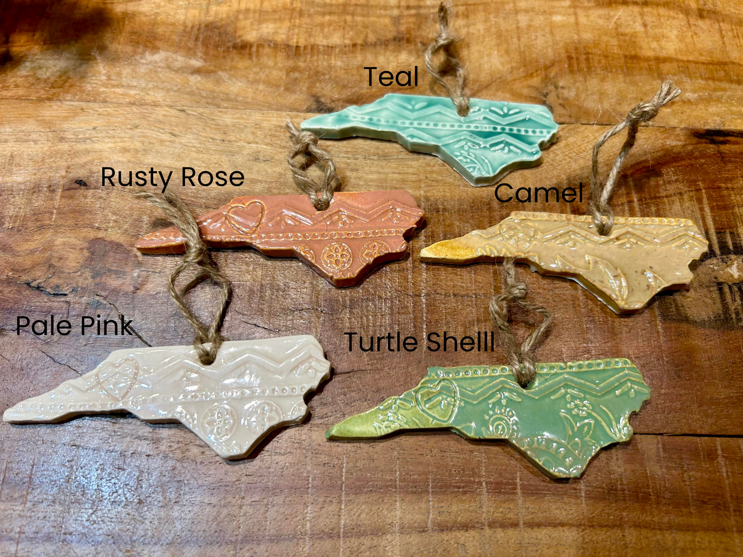 Handmade Pottery Ornaments