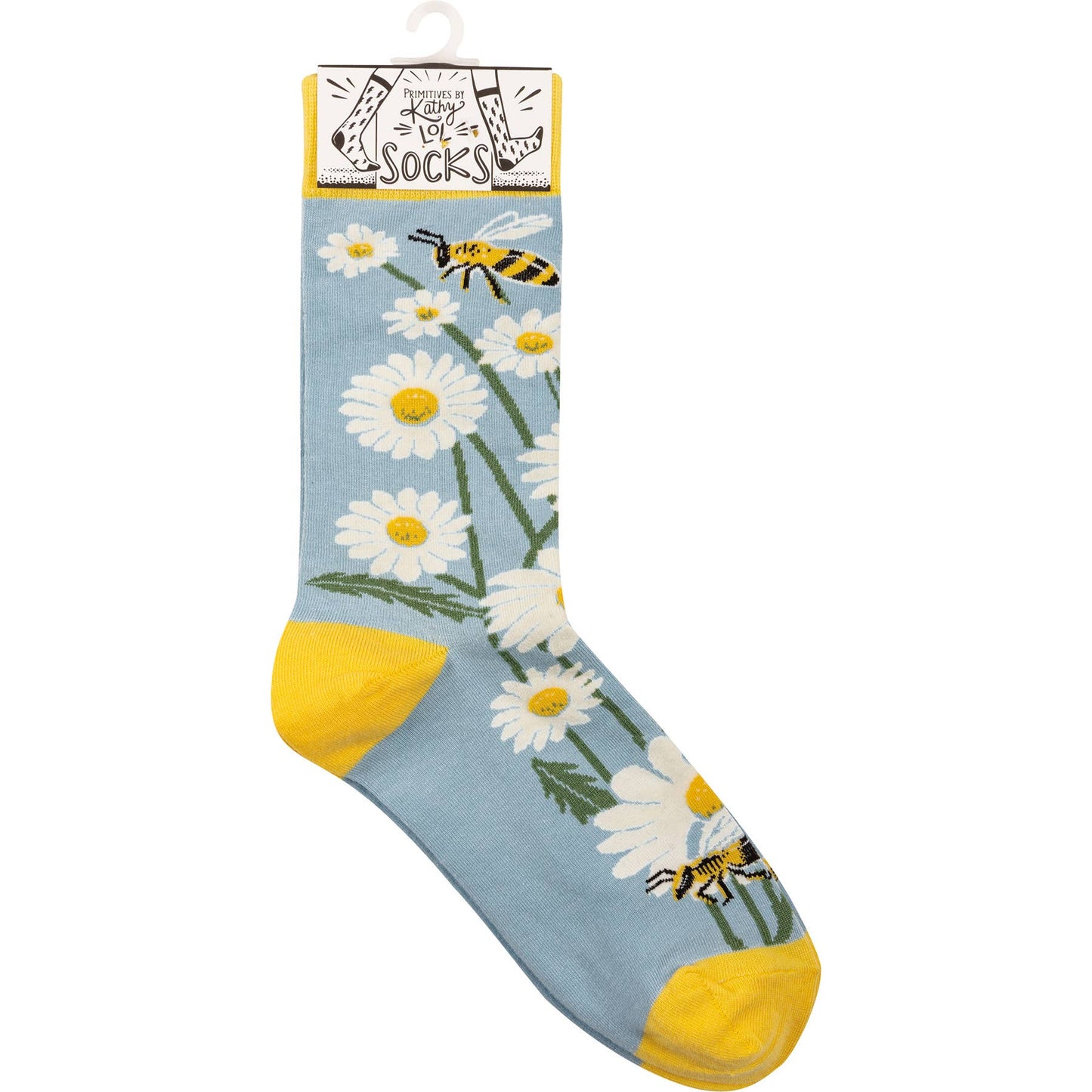 Bees And Daisies Socks