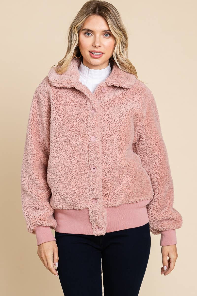 Pink Sherpa Bomber