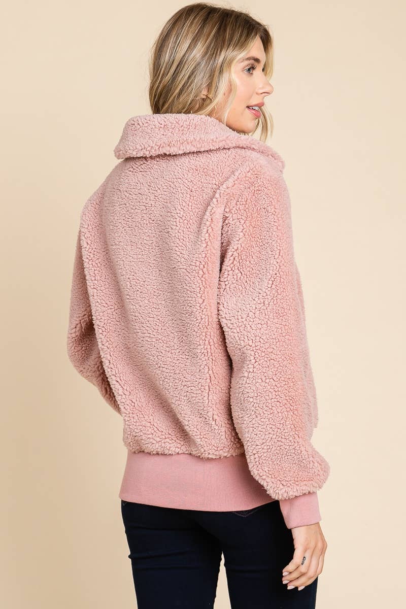 Pink Sherpa Bomber