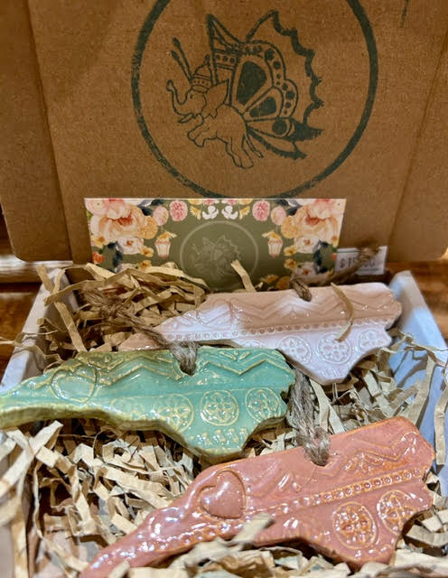 Handmade Pottery Ornaments