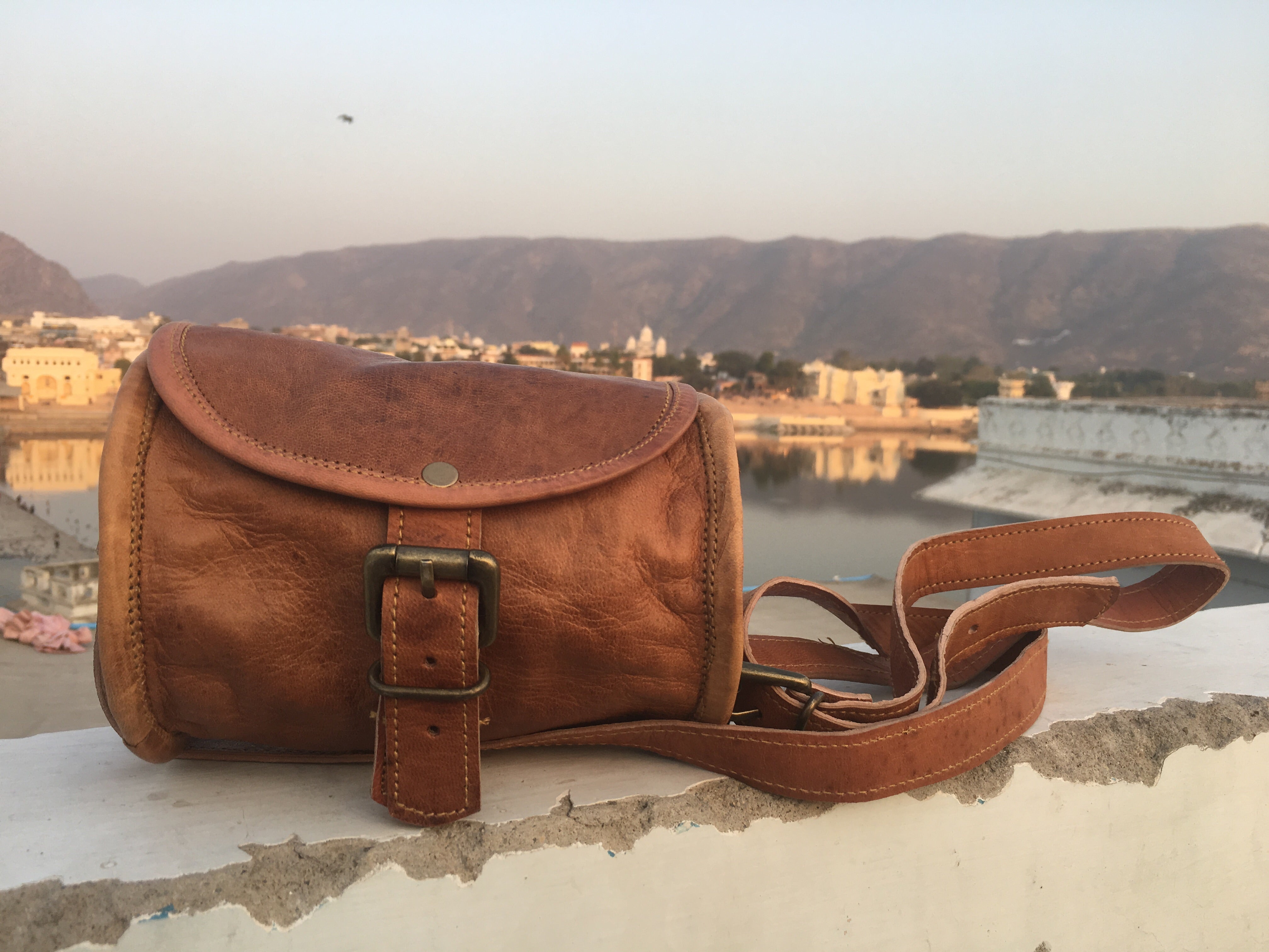 Barrel Leather Pouch