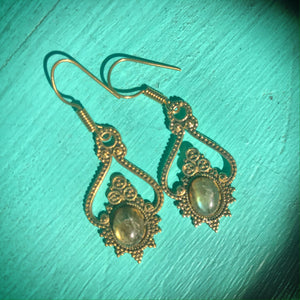 Labradorite Earrings