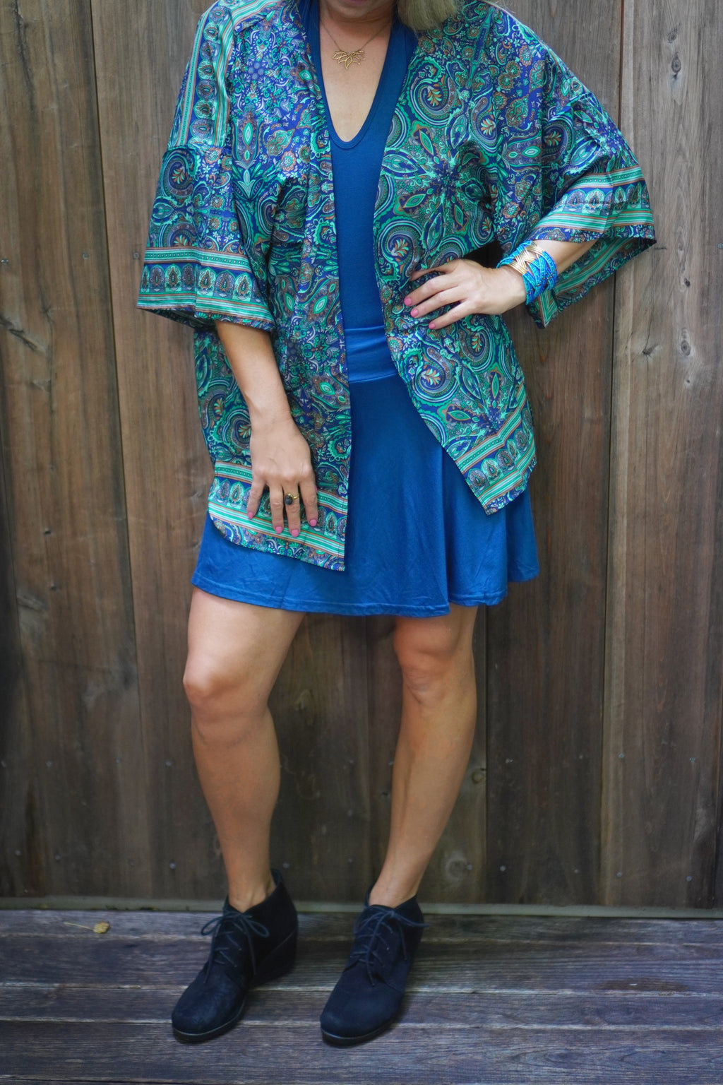 Phoenix Over-Sized Kimono-Short